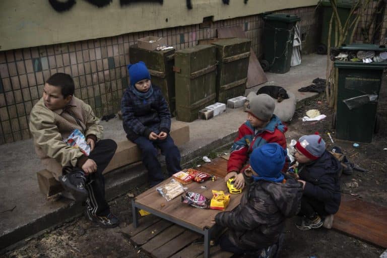 A bewildered human race 5 Displaced children