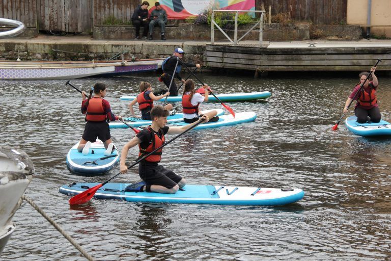 SUP on river Exe
