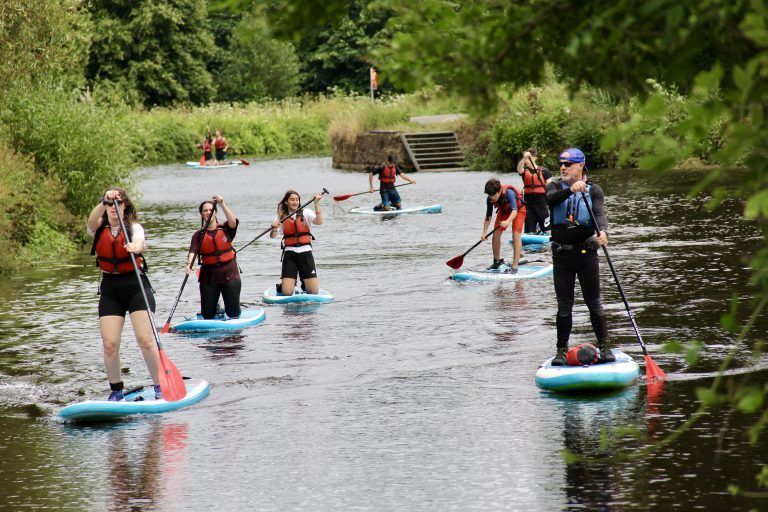 SUP on river Exe