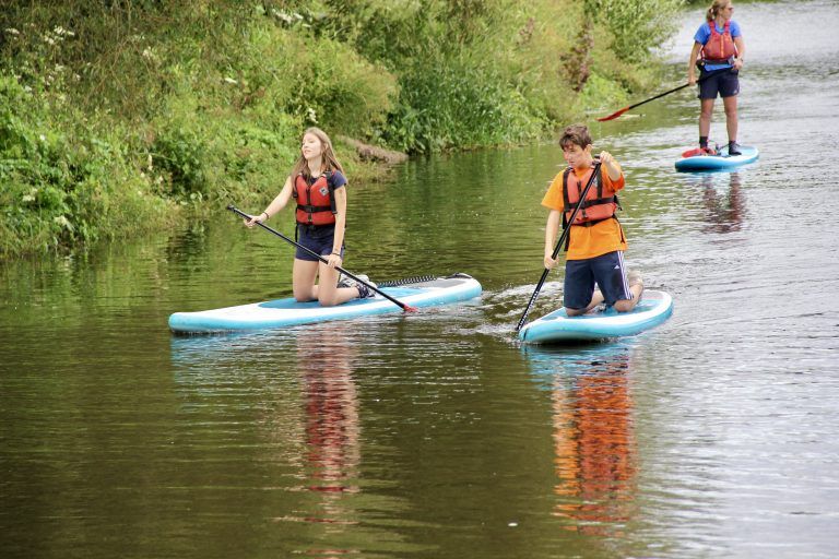 SUP on river Exe